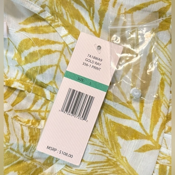 Nanette Lepore | Golden Ray Sleeveless Blouse (L) - Picture 5 of 7